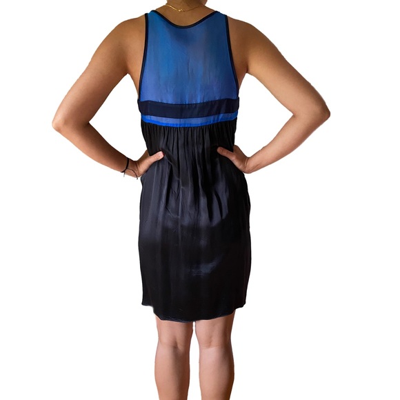 Black Silk Party Dress - Picture 2 of 2